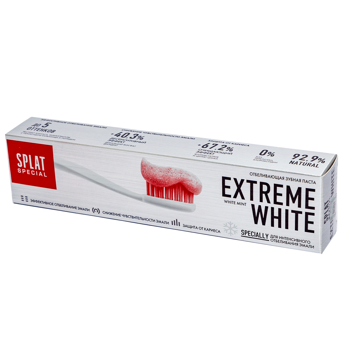 Toothpaste Splat   Extrime White